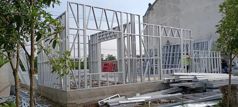 Can a light steel villa be reused after 