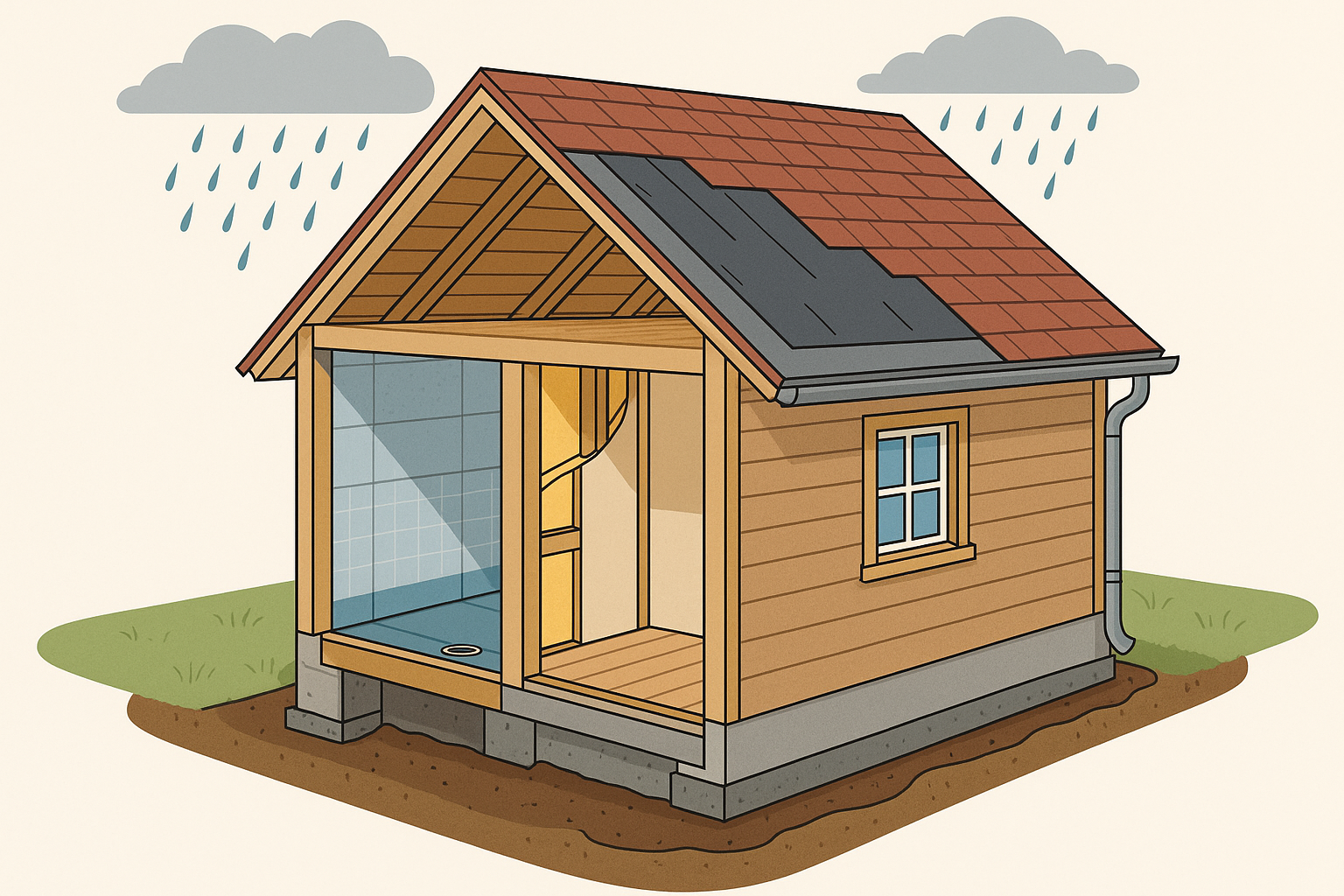 木結(jié)構(gòu)別墅如何防水？揭秘結(jié)構(gòu)設(shè)計(jì)與防護(hù)工藝全流程