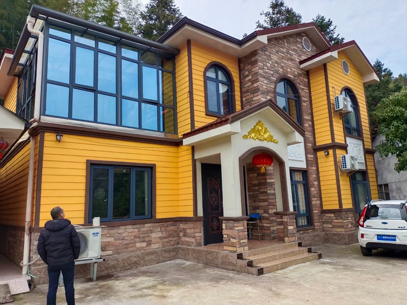 改拆完工后的輕鋼別墅